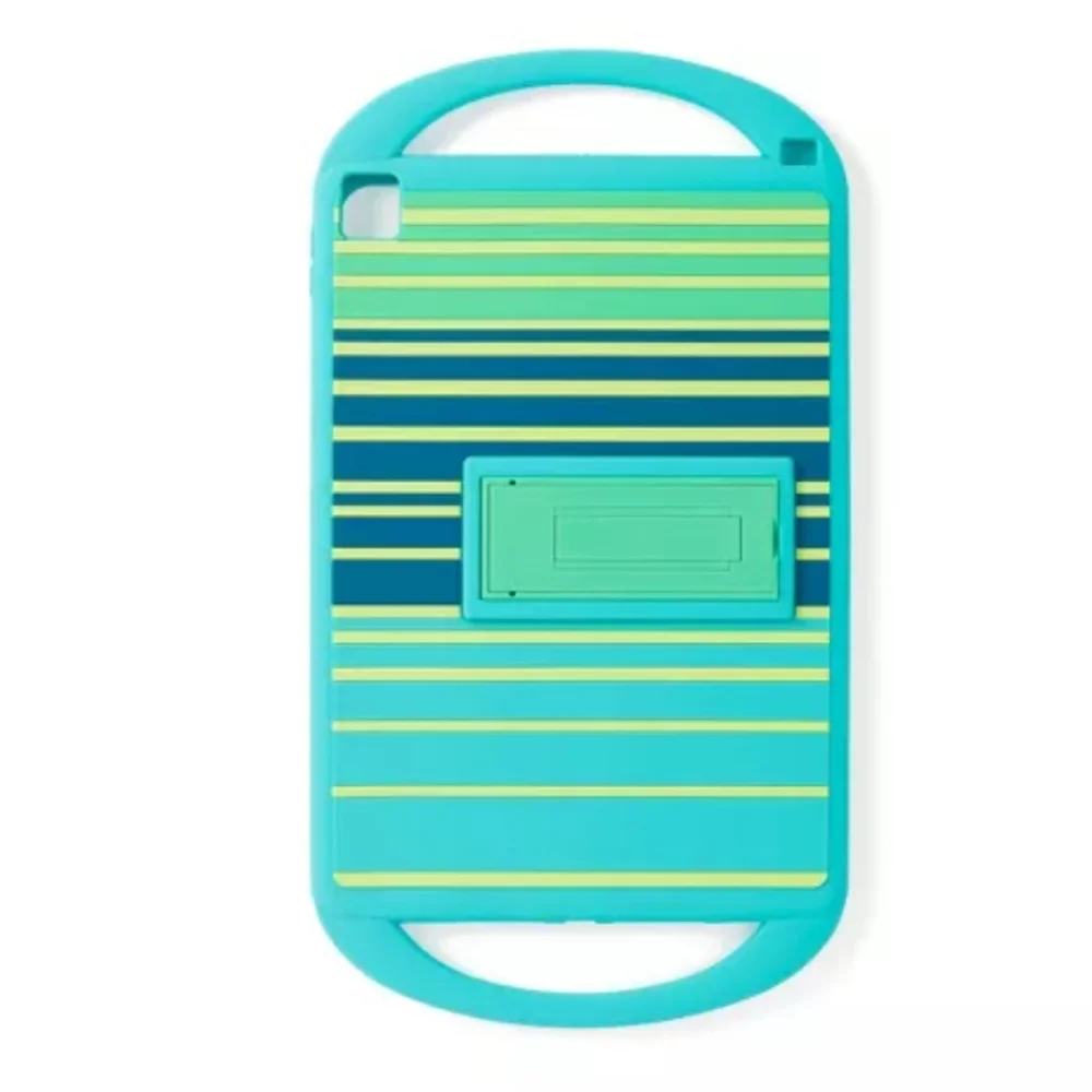 Komar Kids Blue/Green Stripes Kids'iPad Case w/Stand